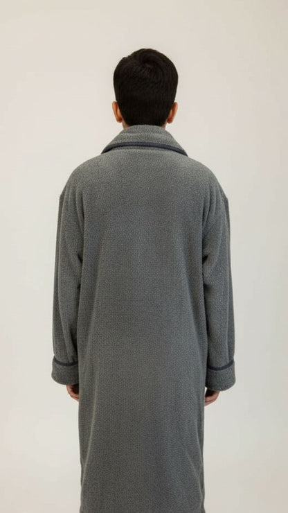 Kids Bathrobe With Pipping