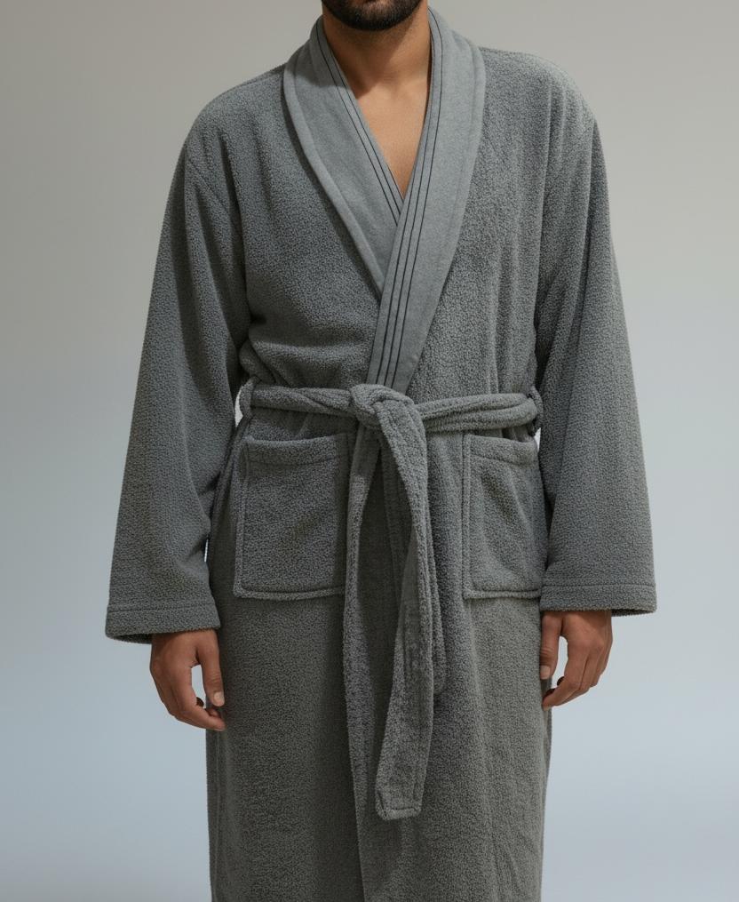 Bathrobe with 3 Lines
