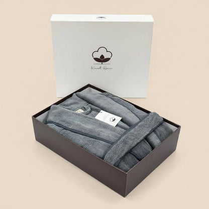 Kids Bathrobe With Pipping