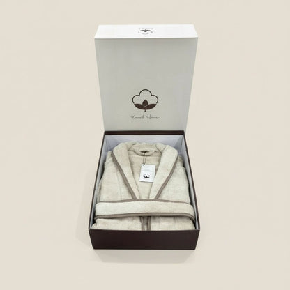 Kids Bathrobe With Pipping