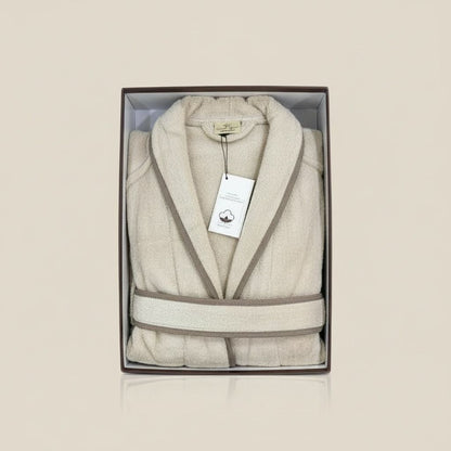 Kids Bathrobe With Pipping