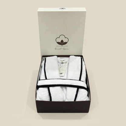 Kids Bathrobe With Pipping