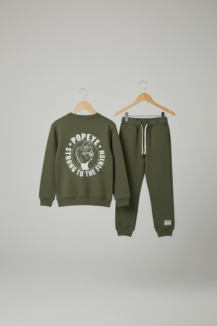 Printed Sweater Round Neck