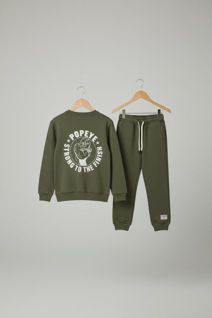 Printed Sweater Round Neck