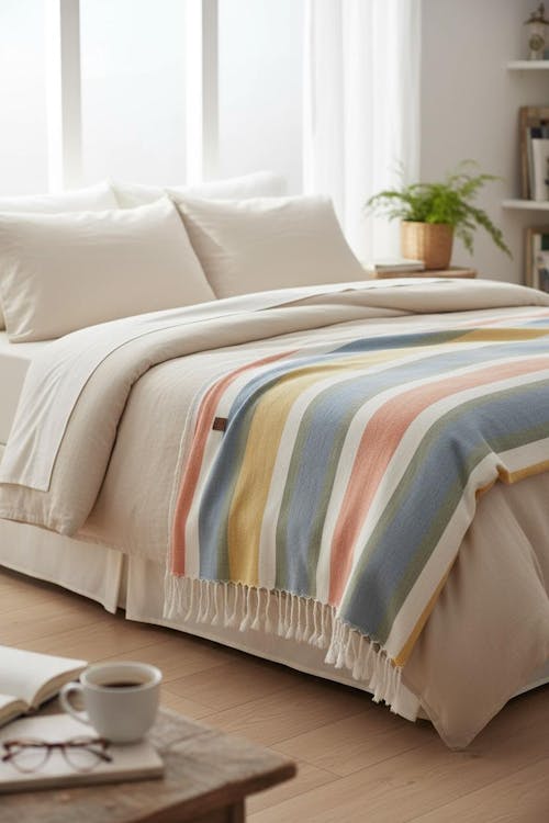 Egyptian Cotton Blanket (Model 4)
